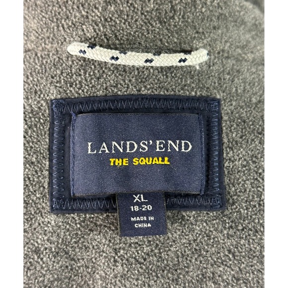 Lands End Women's Dark Blue Hooded SQUALL Coat sz XL or an 18 (15862) - Picture 12 of 15